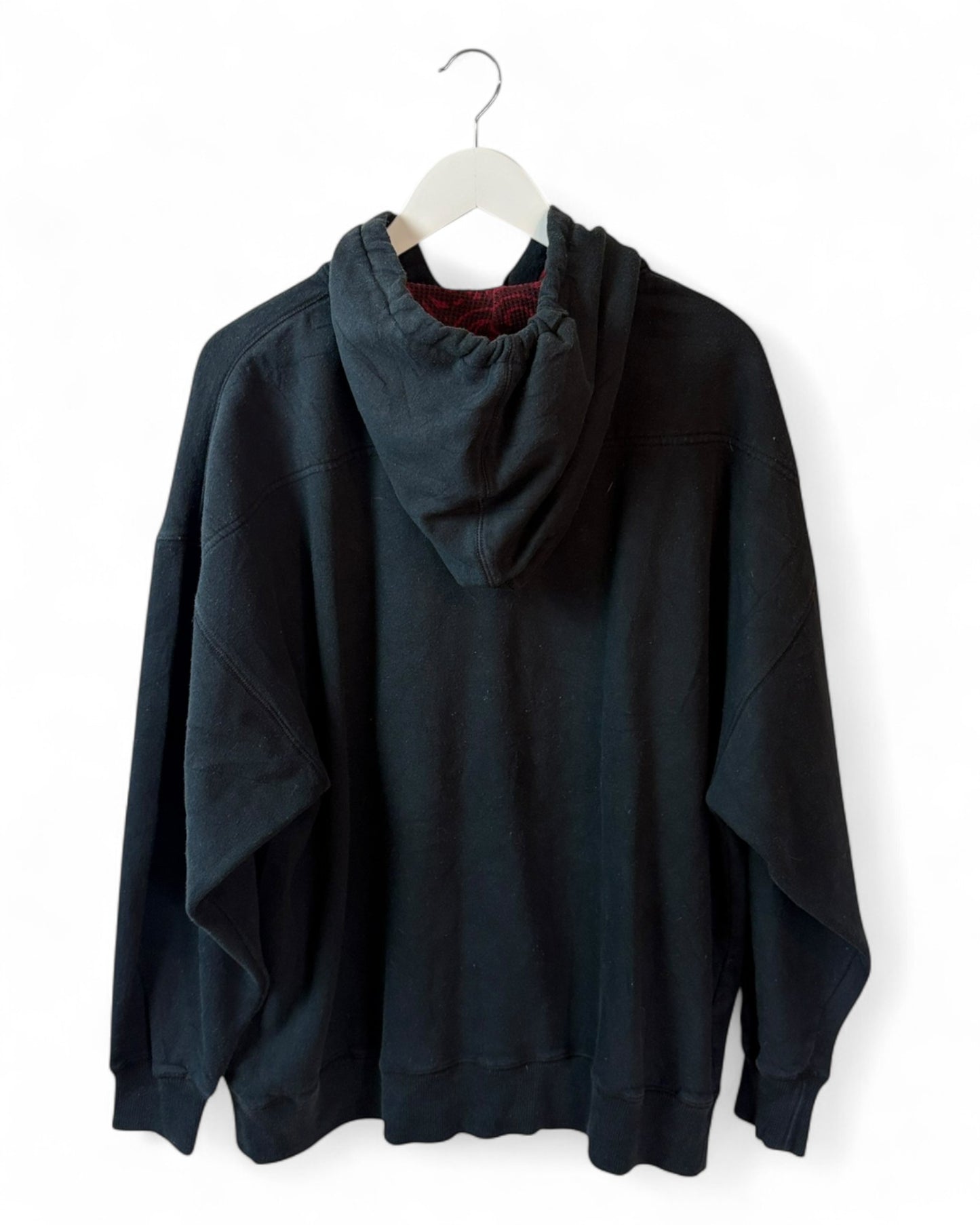 Hard Rock Cafe Mens Black Full Zip Hoodie Graphic Logo Size XXL