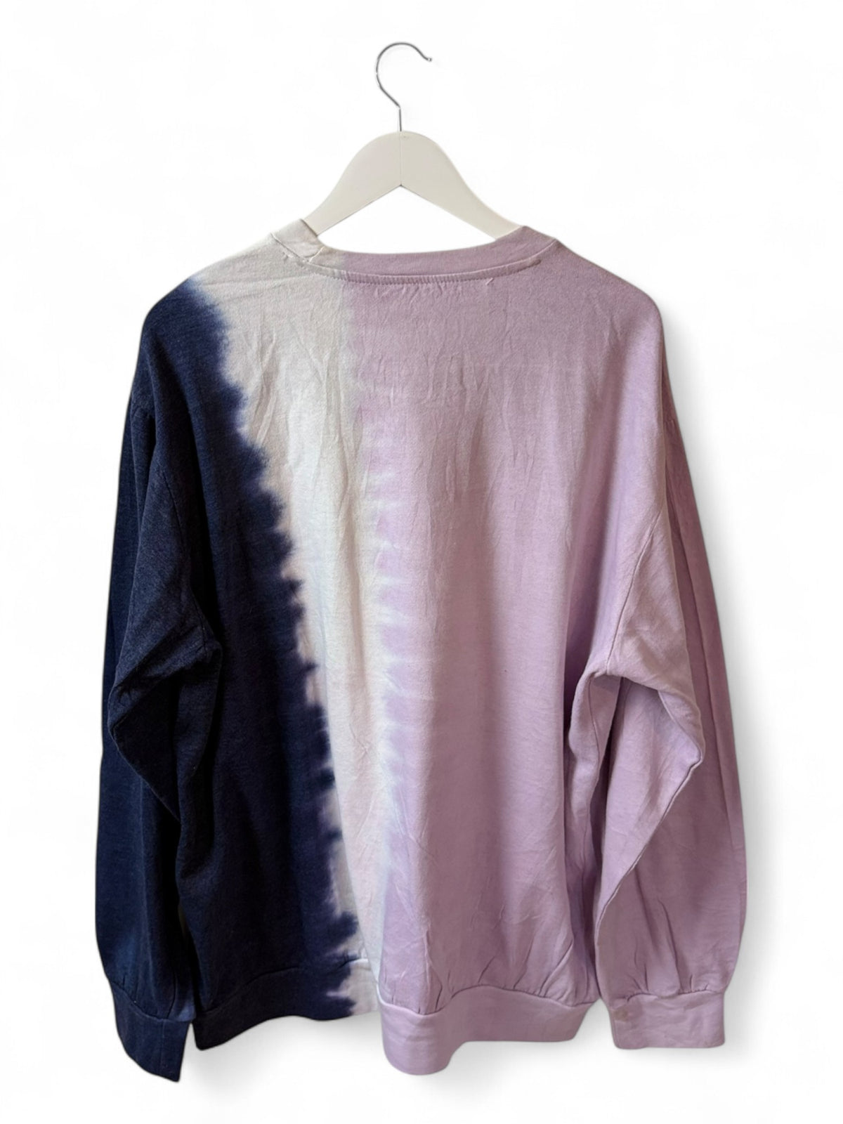 Nirvana Unisex Purple Tie Dye Long Sleeve T Shirt Graphic Size XL
