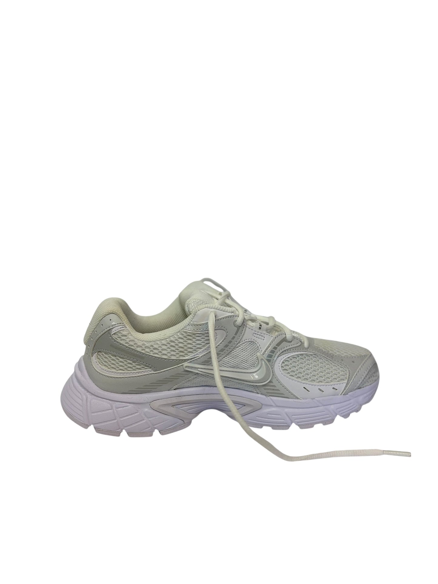 Nike Womens V5 Trainers White Beige with Mesh Chunky Sole Size 7