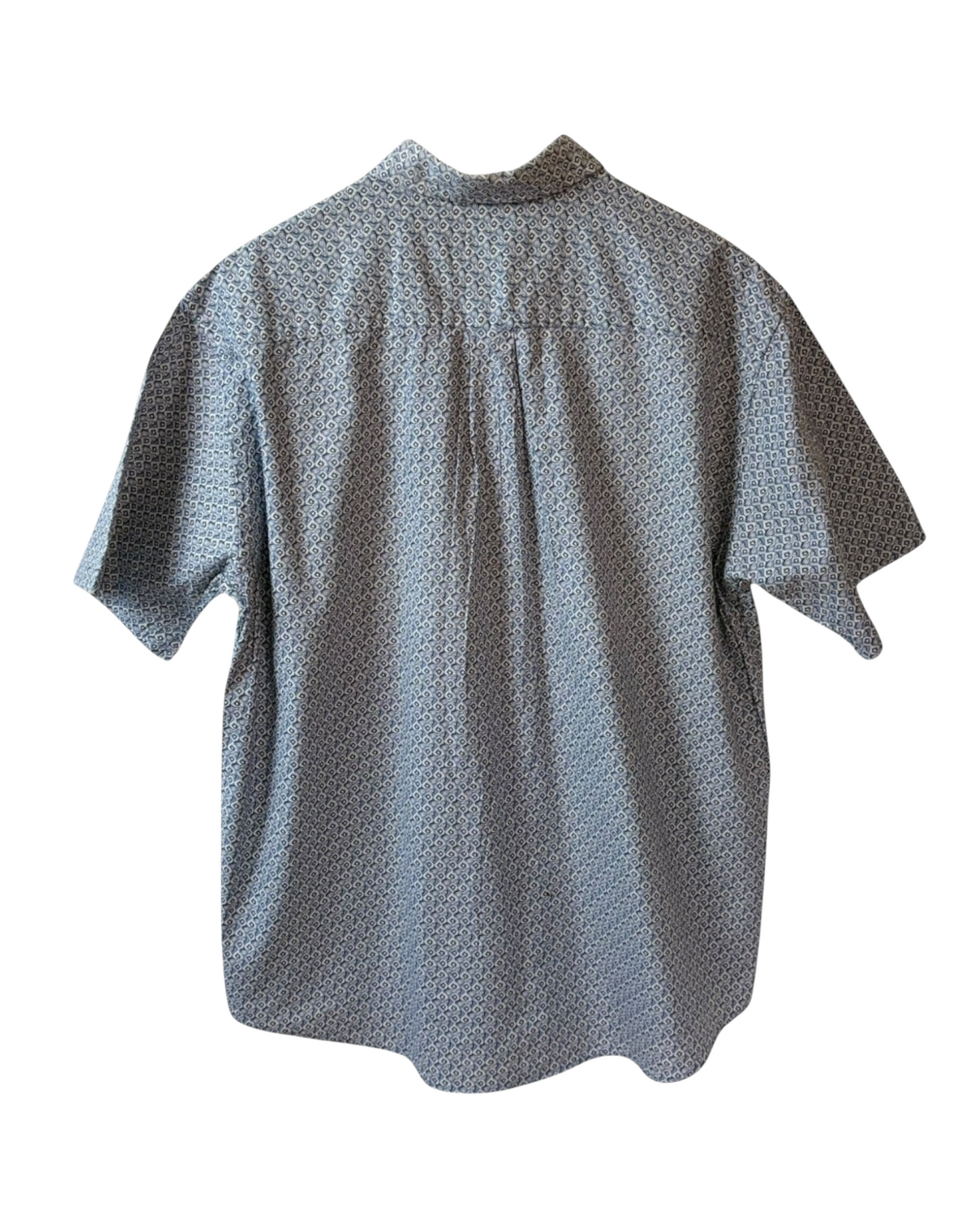 David-Taylor-90s-Blue-White-Shirt-Mens-Large