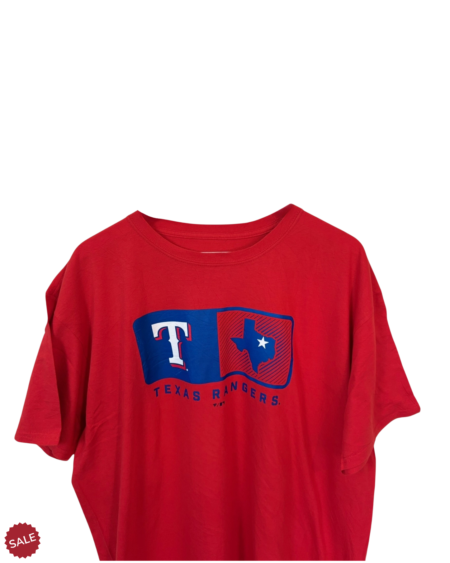 Texas-Rangers-Red-Flag-Red-Blue-T-Shirt-XXL