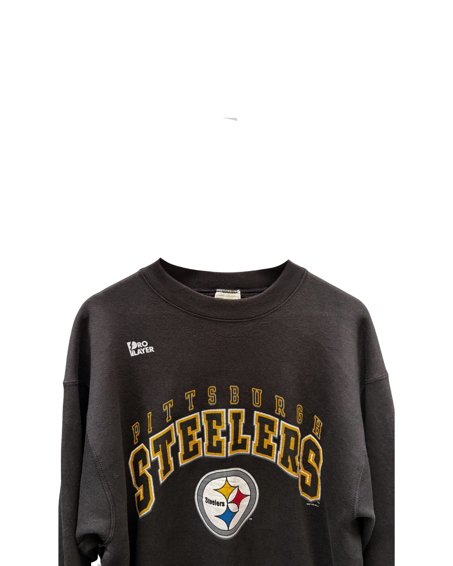 Vintage - Rare - Pittsburgh Steelers - Black - Sweater- Graphics -Large