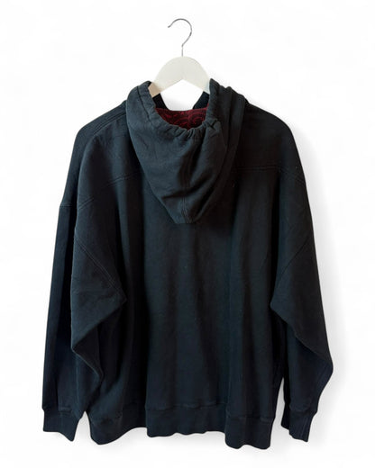 Hard Rock Cafe Mens Black Full Zip Hoodie Graphic Logo Size XXL