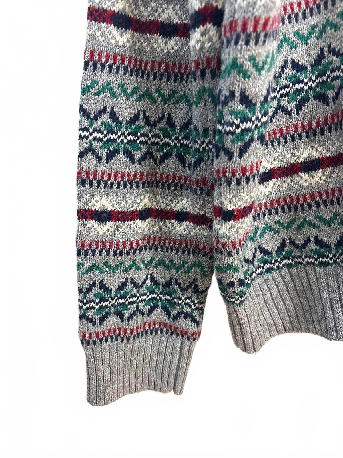 Vintage Y2K Sonoma Men's Unisex Multicoloured Patterned Crew Neck Sweater XL