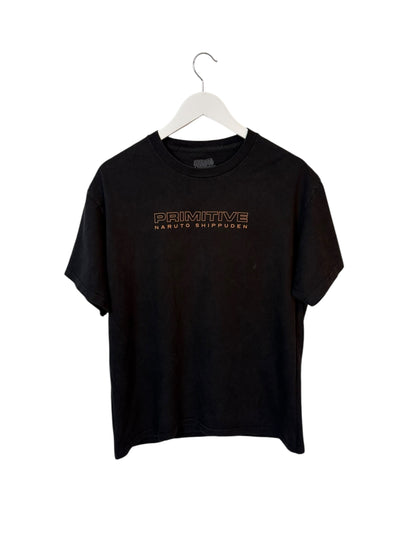 Primitive Naruto Shippuden Mens Unisex Black Anime Graphic T Shirt Size Large