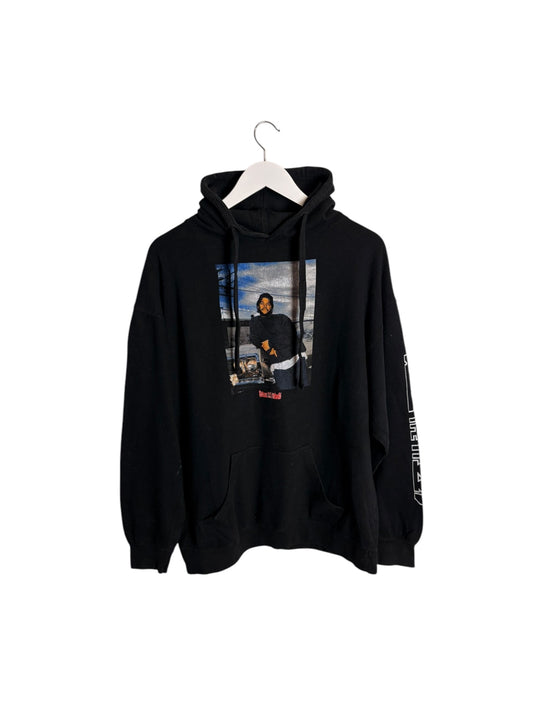 Boyz N Tha Hood Mens Black Graphic Hoodie Ice Cube Size Large