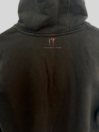 IT Chapter Two Movie Hoodie Clown Black Fun House Graphic Pullover Hoodie Medium