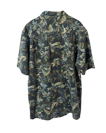Vintage - Tommy Bahama - Nuetral Multicolour - Floral - Silk - Aloha -M