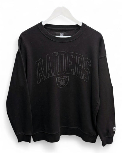 Official NFL Black Raiders Men's Black Sweater Medium