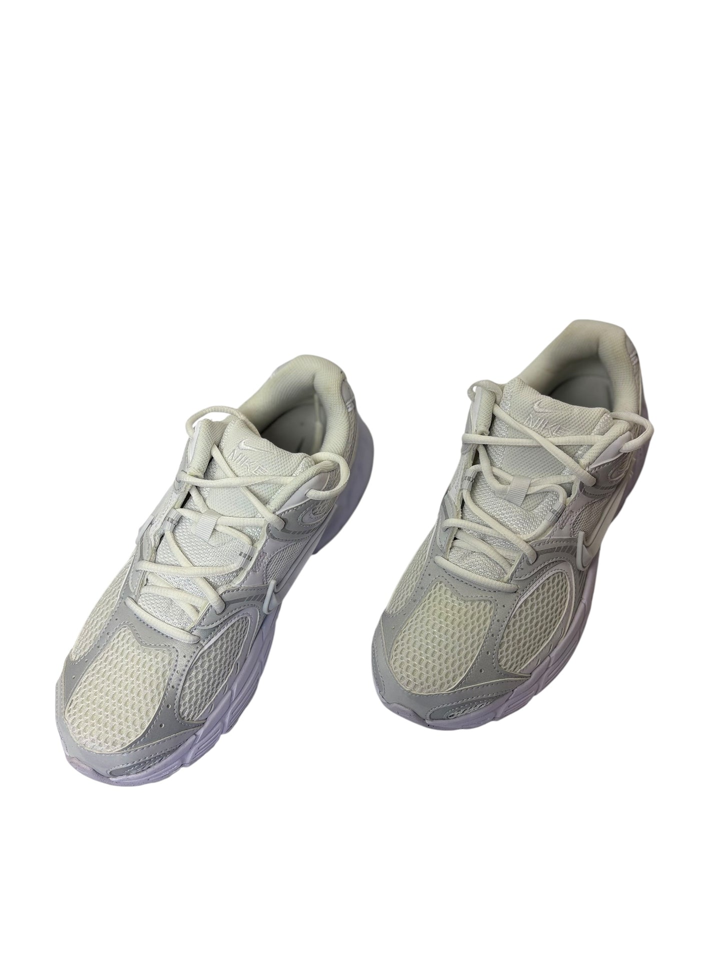 Nike Womens V5 Trainers White Beige with Mesh Chunky Sole Size 7