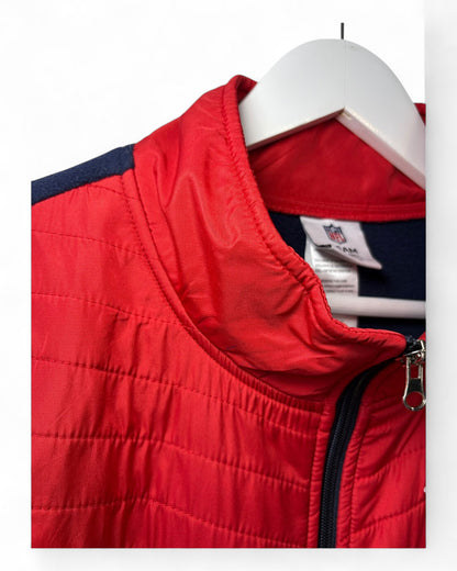 NFL New England Patriots Unisex Blue Fleece Jacket Logo Size Medium