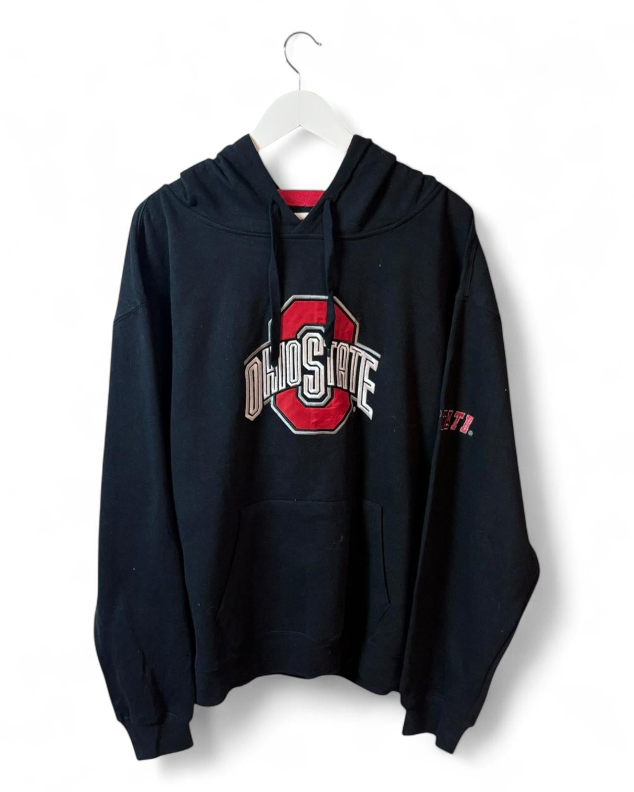 Ohio State Black Mens Hoodie with Logo XXL