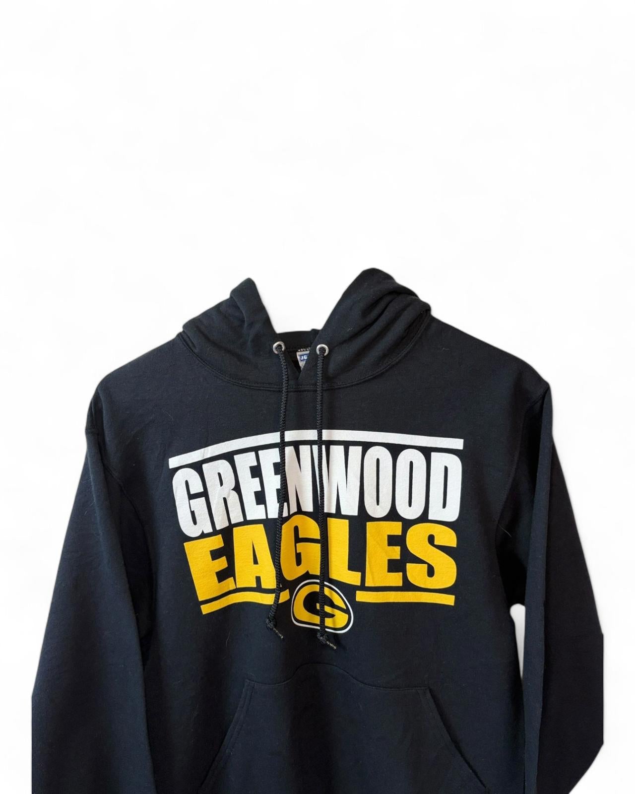 Greenwood Eagles Black Hoodie Sweatshirt