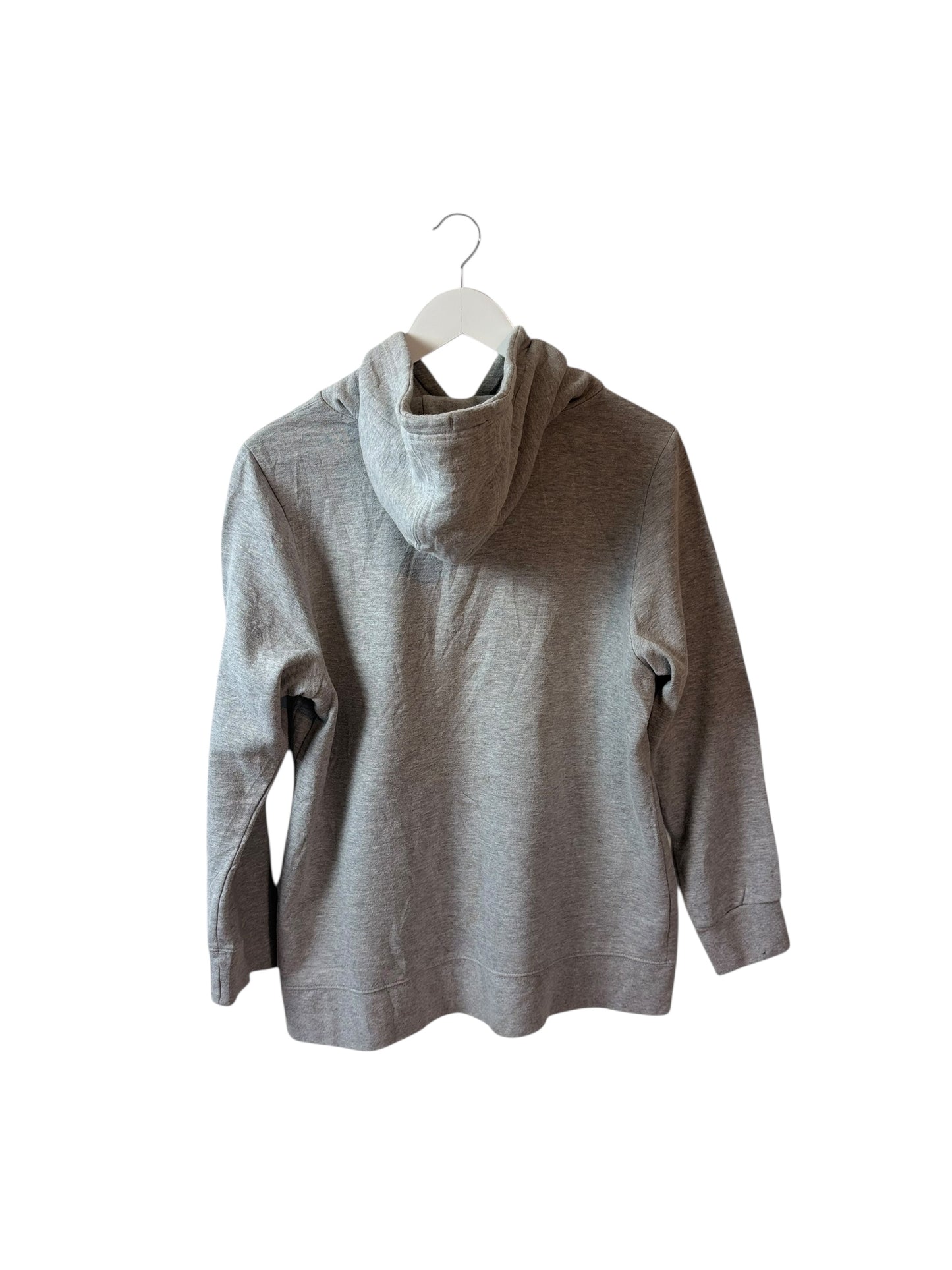 Miami East Vikings Mens Grey Hoodie Basketball Graphic Size M