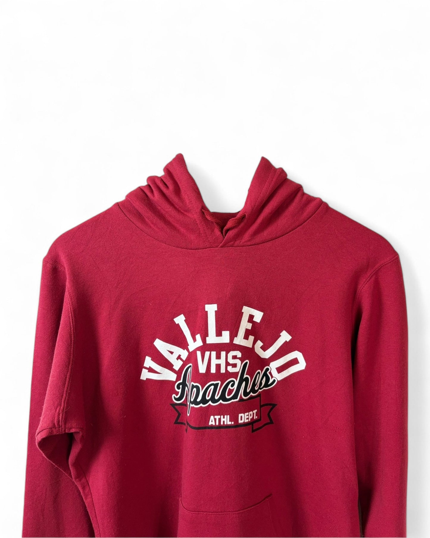 Vallejo VHS Apaches Mens Red Graphic Hoodie College Style Size L