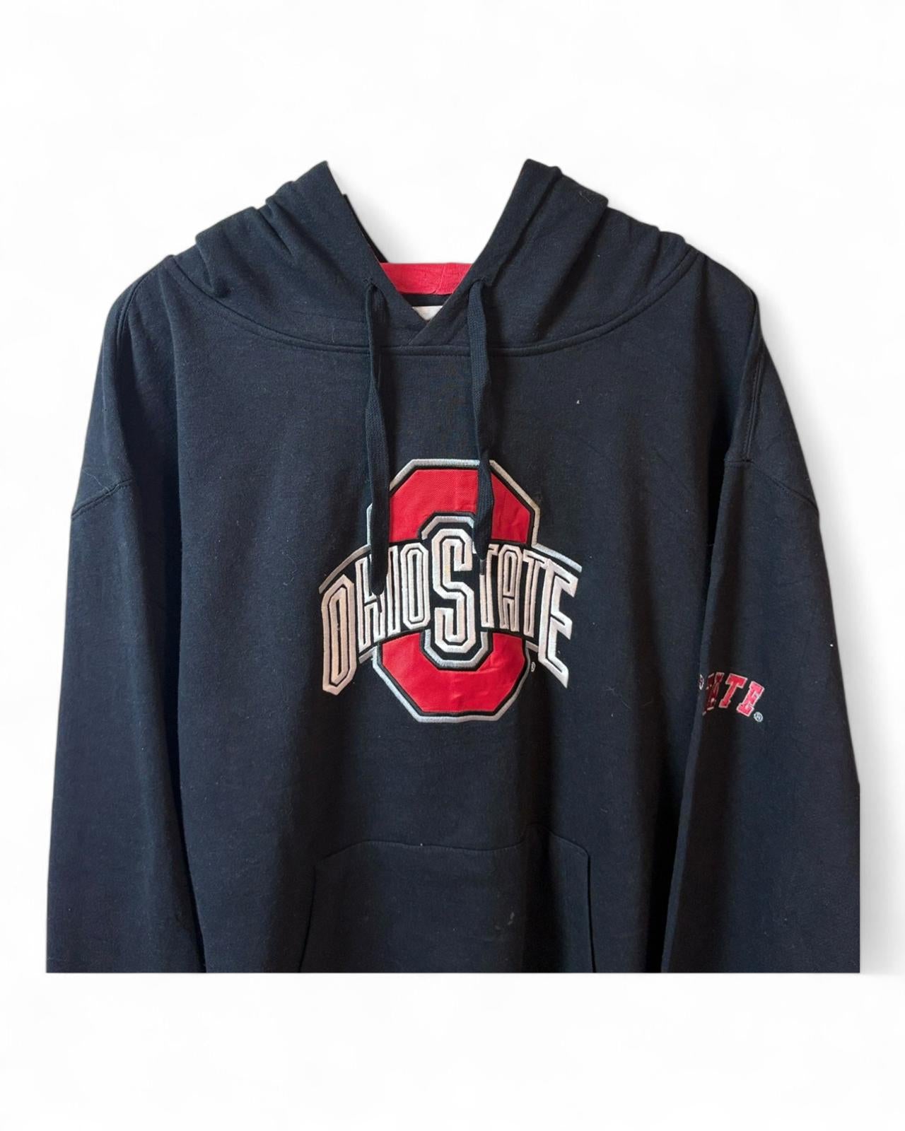 Ohio State Black Mens Hoodie with Logo XXL