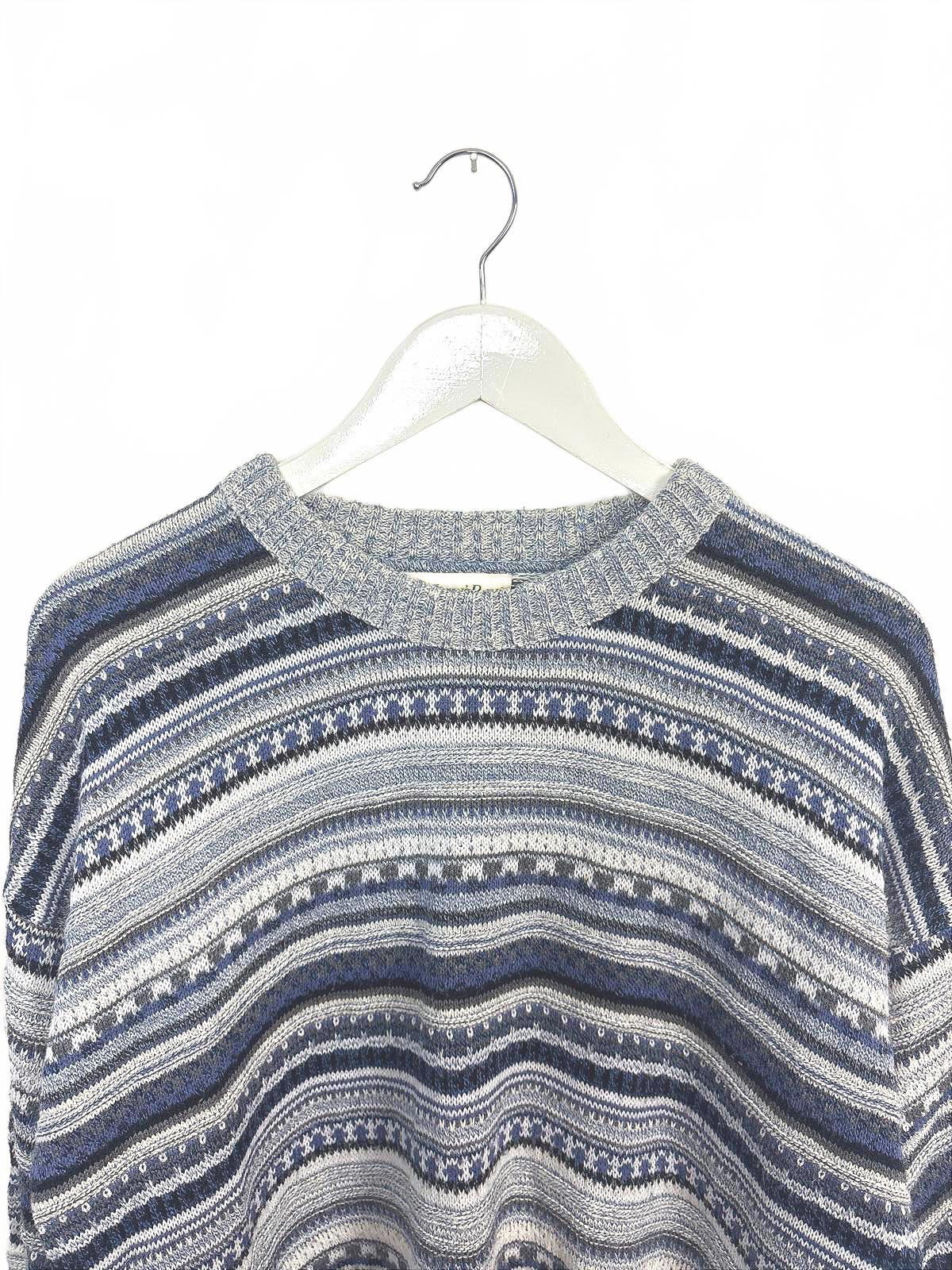 Vintage 90's St. John's Bay Patterned Crew Neck Sweater XL