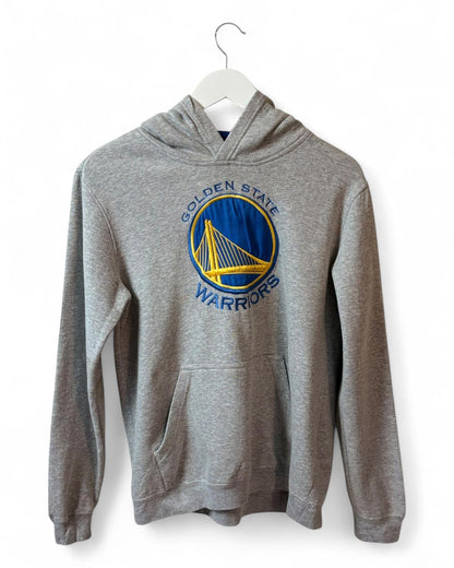 Golden State Warriors Mens Grey Hoodie Logo Medium