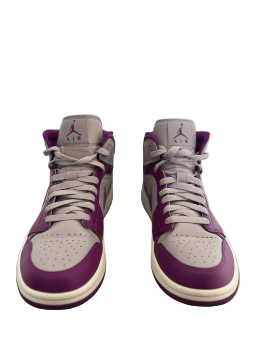 Air Jordan 1 Mid Sneakers Sky J Purple Grey Colour High Tops Size 7