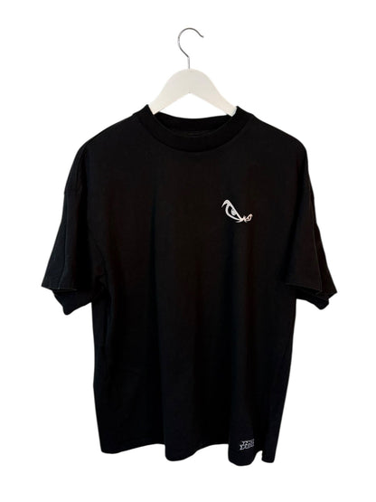 No Fear Mens T Shirt Black Graphic Eye Logo Streetwear Size L