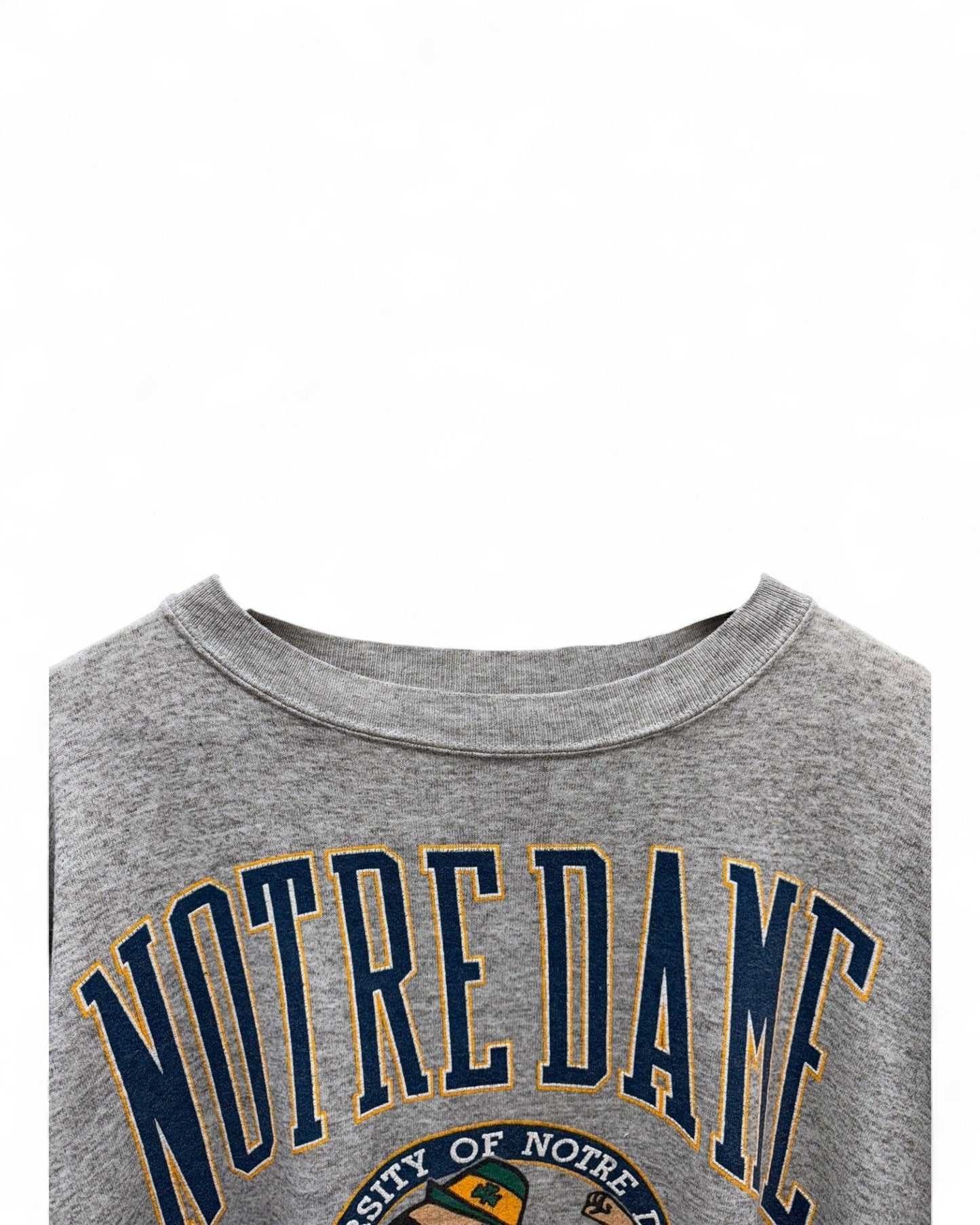 Fighting -Irish- Notre-Dame-Grey-Graphics-Sweater-XL