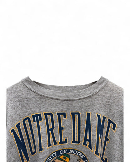 Fighting -Irish- Notre-Dame-Grey-Graphics-Sweater-XL