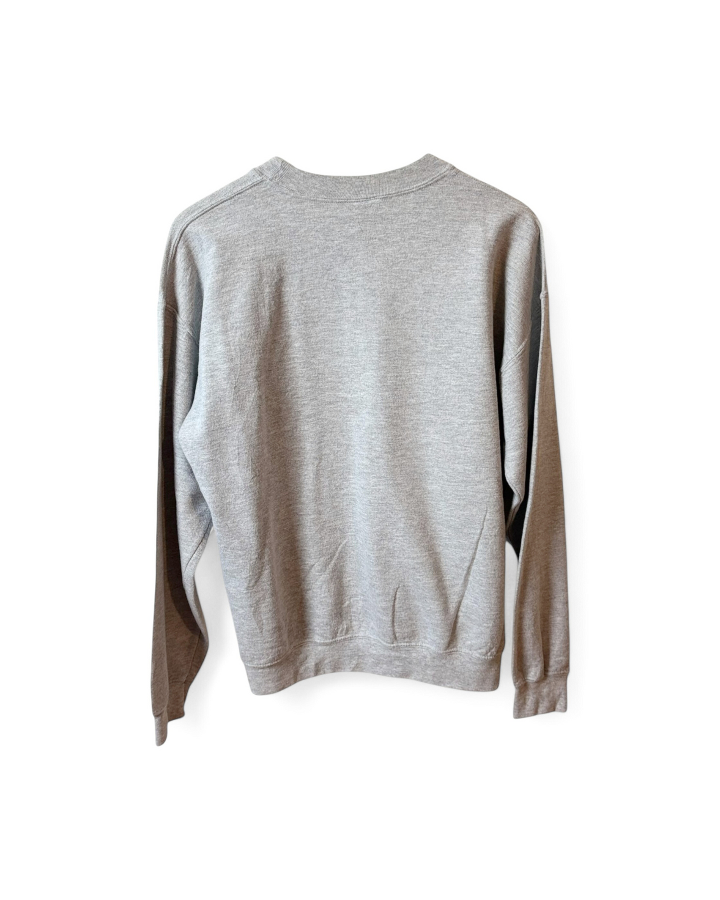 Vintage -Kaufman-Highschool-90s-Grey-Sweater-Xlarge