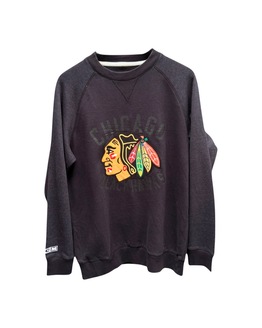 Chicago- Black Hawks - CCM - Black - Shirt - Medium