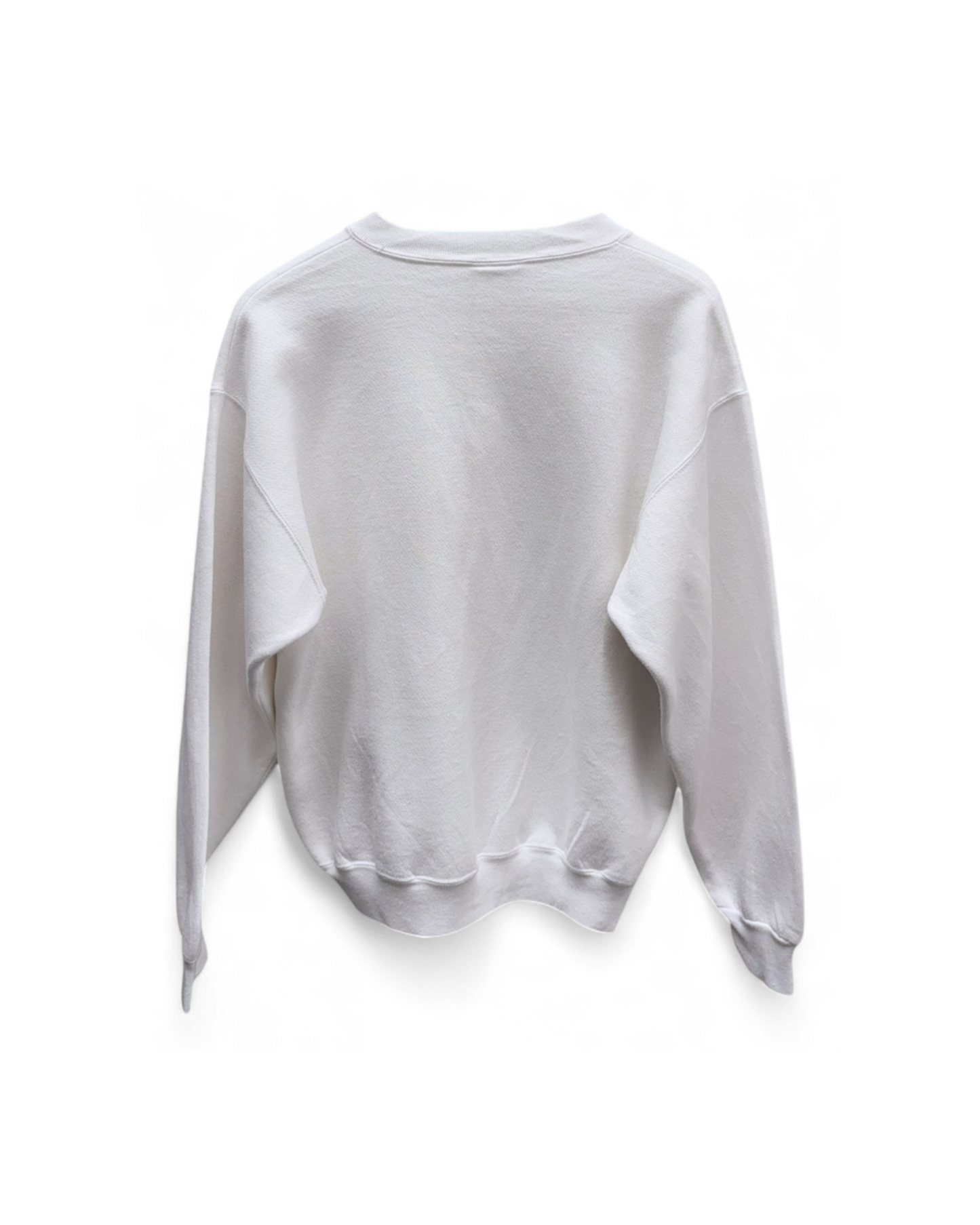 Vintage ECA - Cheerleader - White - Sweater -  Embroidered - Large