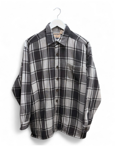 High-Sierra  - Plaid - Black - Grey - Flannel - Trucker - Large