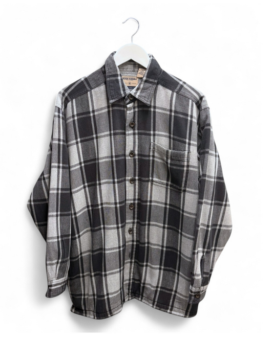 High-Sierra  - Plaid - Black - Grey - Flannel - Trucker - Large