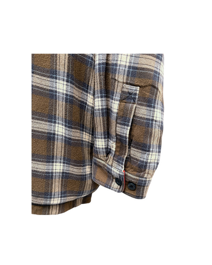 LL-Bean - Neutral - Plaid - Flannel- Large