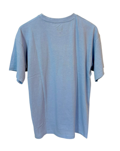Alaska-Light-Blue-T-Shirt-Print-Crewneck-Large