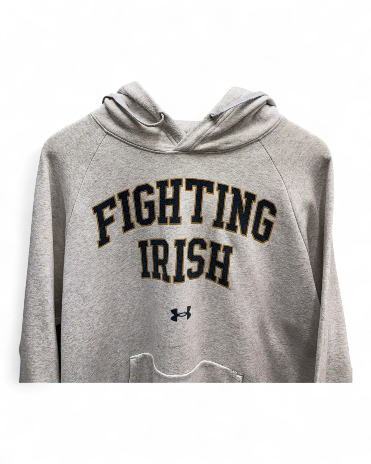 Fighting Irish - White - Hoodie - Print -Large