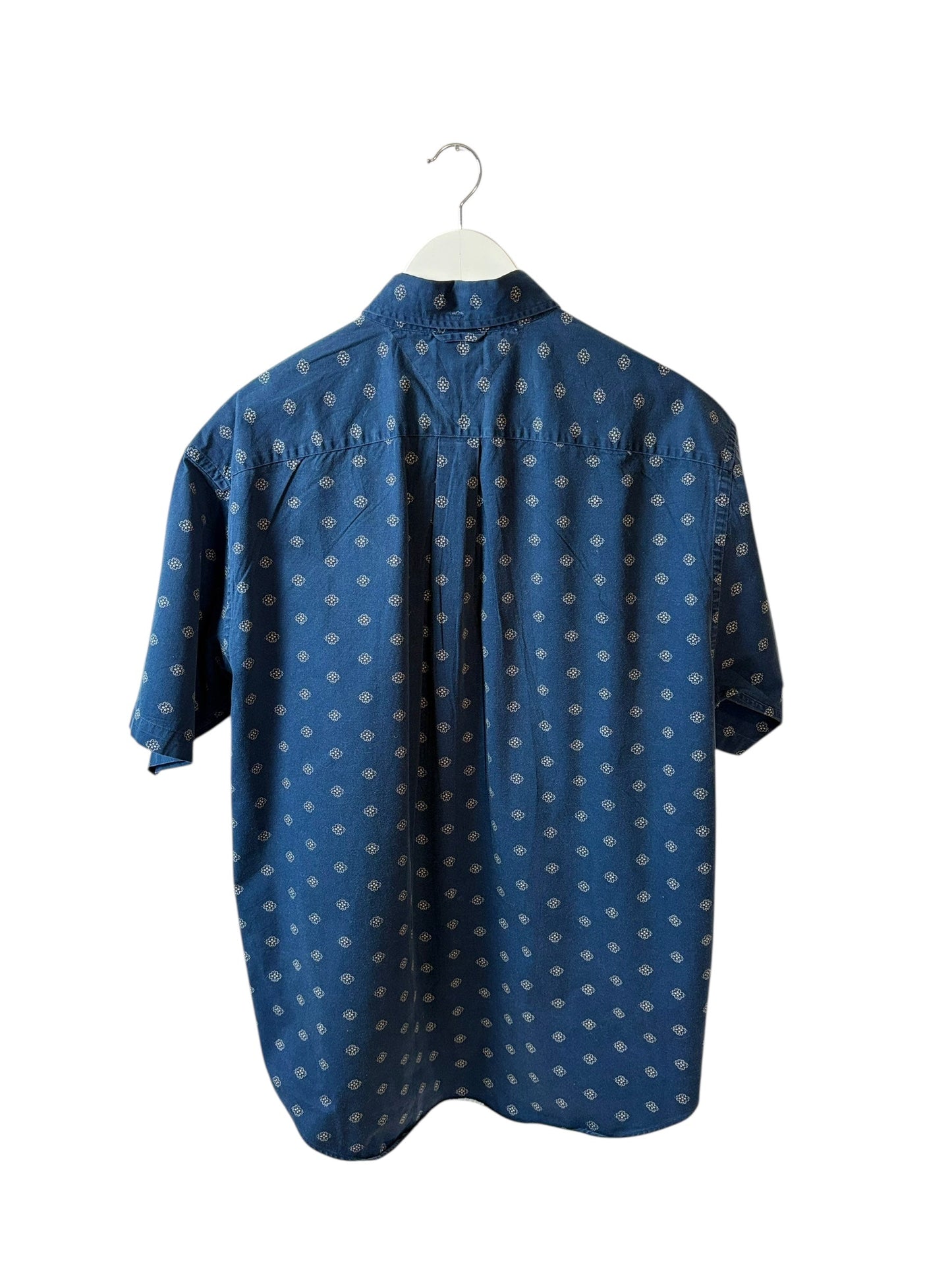 Tommy-Hilfiger-90s-Navy-Shirt-Size-XL