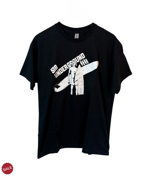 DESCRIPTION

Black graphic tee from 518 Underground, featuring a striking minimalist design.