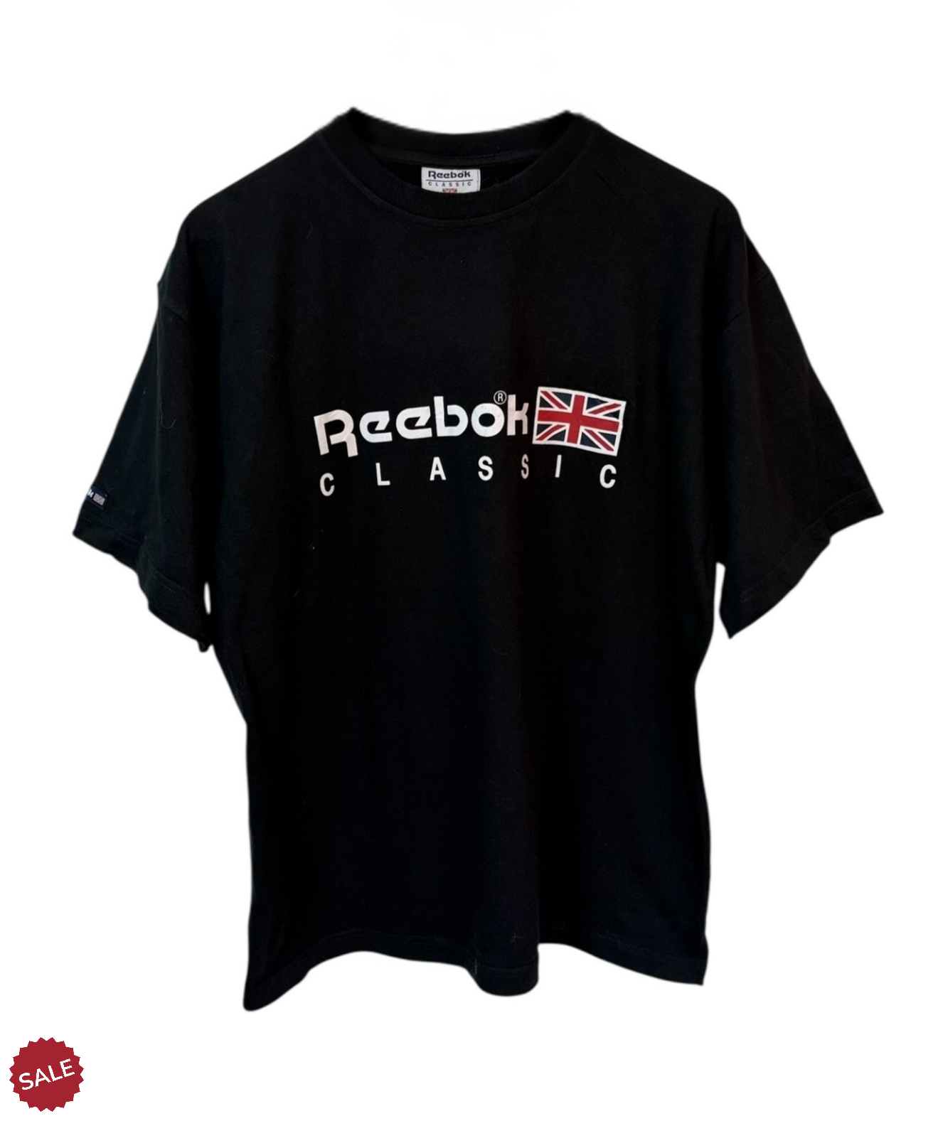 DESCRIPTION

Black Reebok Classic t-shirt featuring a bold white logo across the chest. Crafted from 100% cotton.