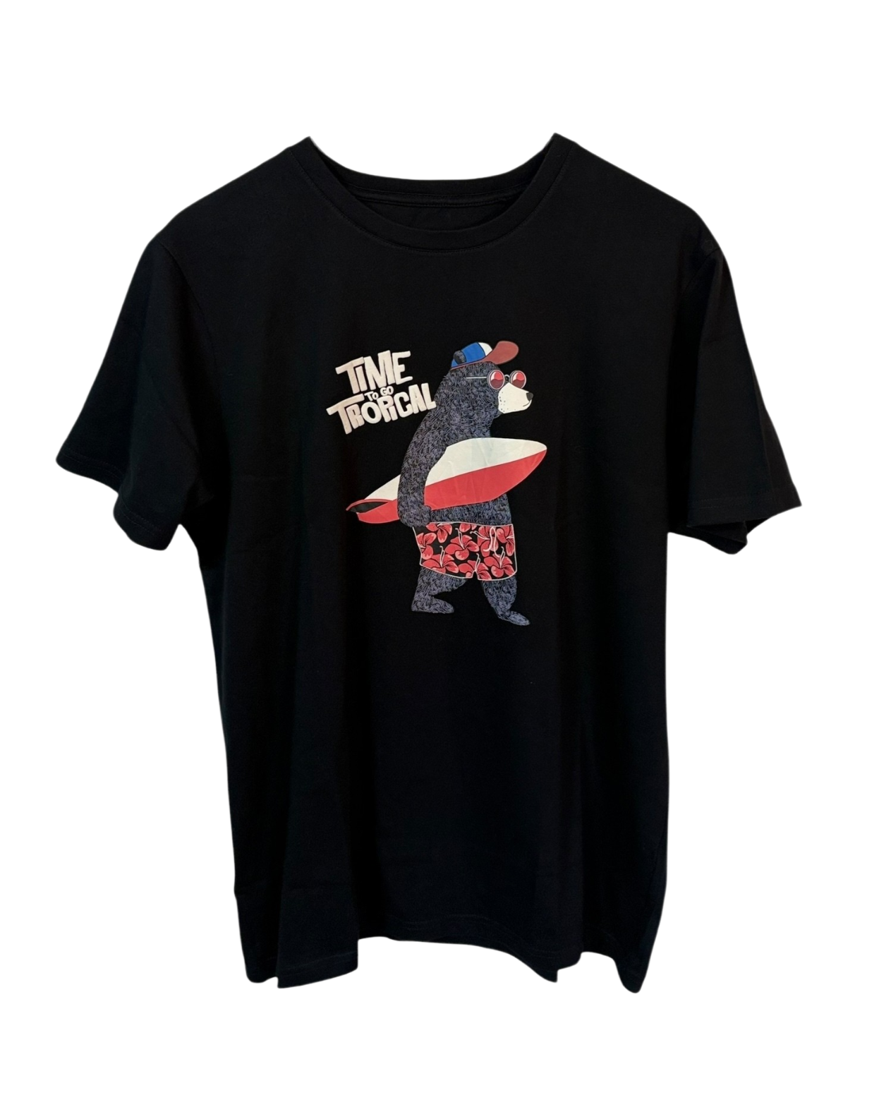 Time to Go Tropical T- Shirt The relaxed fit and soft cotton material make it an effortless everyday layer.