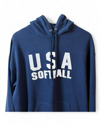 Usa-Softball-Blue-Hoodie-XL