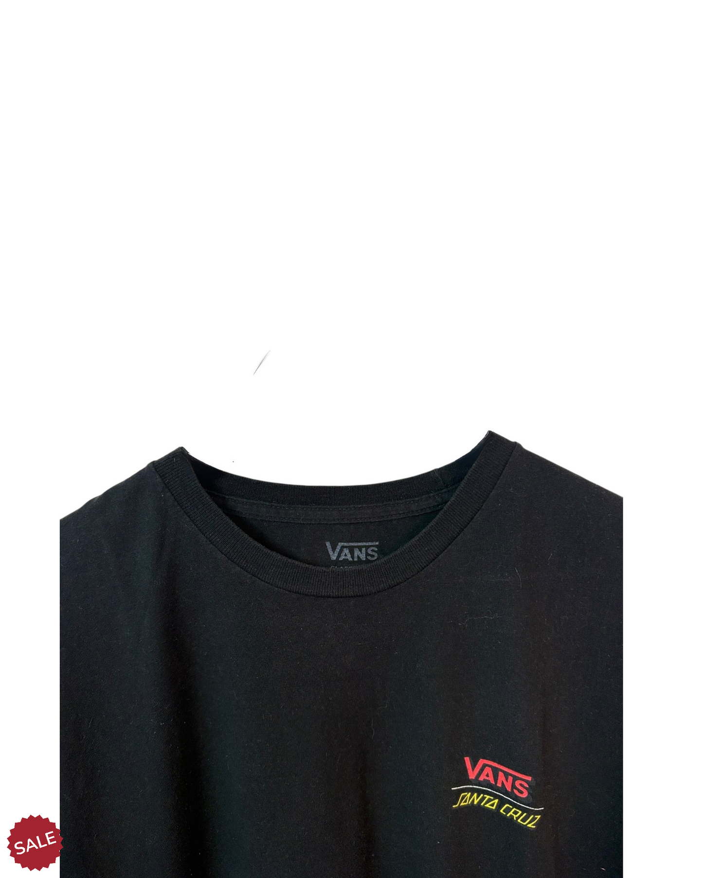 Vans-Black-Red-Logo-T-Shirt-Unisex-Large