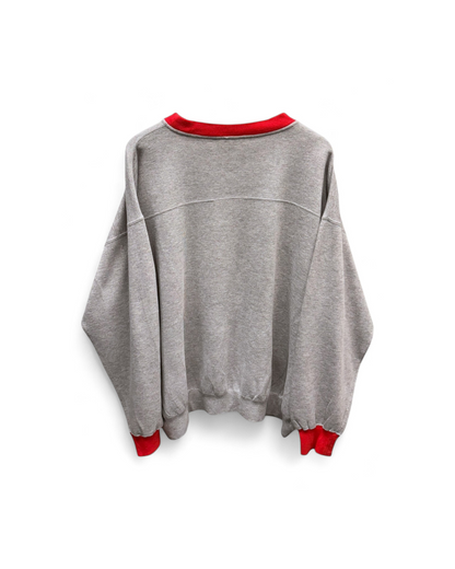 Vintage - Ohio State - Lee Sport - Grey - Red Crewneck - Sweater - XL