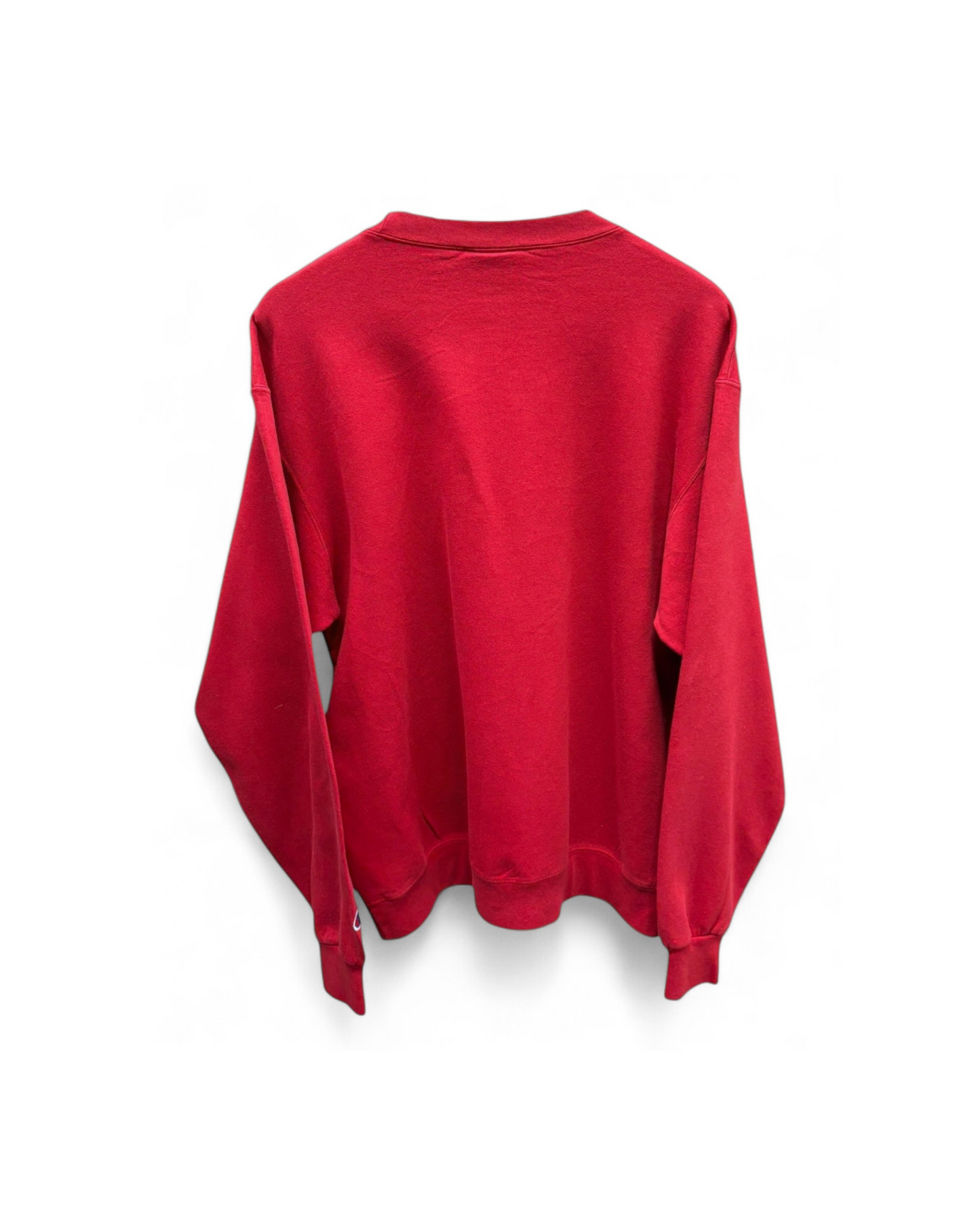 Saint Josephs - Champion - Red -  Logo - Crewneck - Hoodie - Large