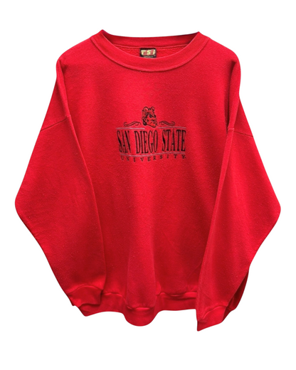 Vintage San Diego University-Red-Sweater-Size-XXL
