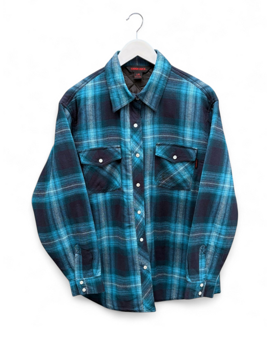 Tough Duck - Blue - Plaid - Flannel - Large