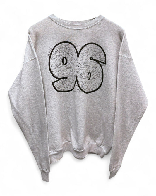 Vintage -Kaufman-Highschool-90s-Grey-Sweater-Xlarge