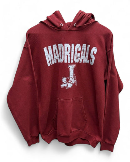 Madrigals - Burgundy - Red - Hoodie - College - Medium