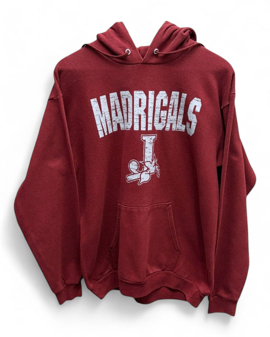 Madrigals - Burgundy - Red - Hoodie - College - Medium