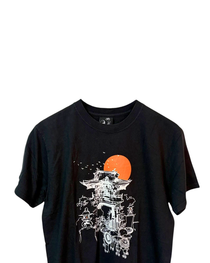 Impossible-Conversations-Temple-Anime-Orange-T-Shirt-Medium