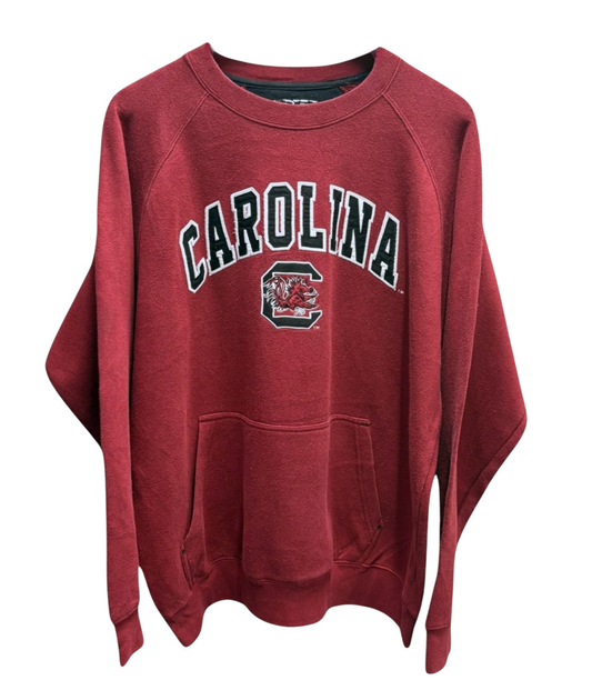 Carolina - Burgundy - Red - Sweater - Embroided - Large