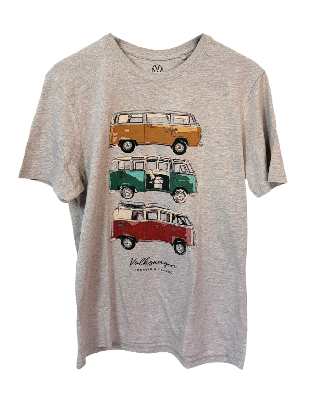 Official Volkswagen graphic T-Shirt featuring the iconic VW logo in crisp white. 